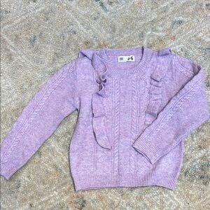Cotton On Kids Lilac Cable Knit Sweater